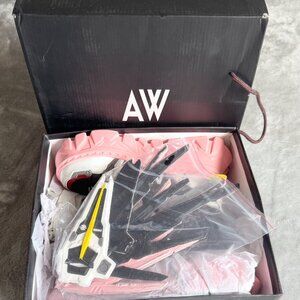 Anthony Wang ET-101 Winged Chunky Sneakers – Pink/Black/White – US 7 – With Box